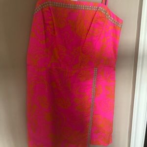Lilly Pulitzer Pink and Orange Dress